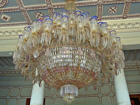 Belgian crystal chandelier Chowmahalla Palace