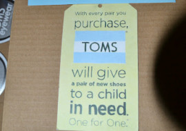 Pay it Forward Friday with TOMS Shoes