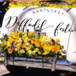 Nantucket Daffodil Festival car decorated with flowers
