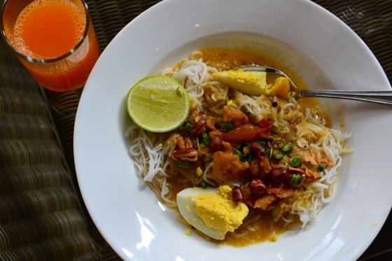 Flavorful Soup Mohingha in Myanmar