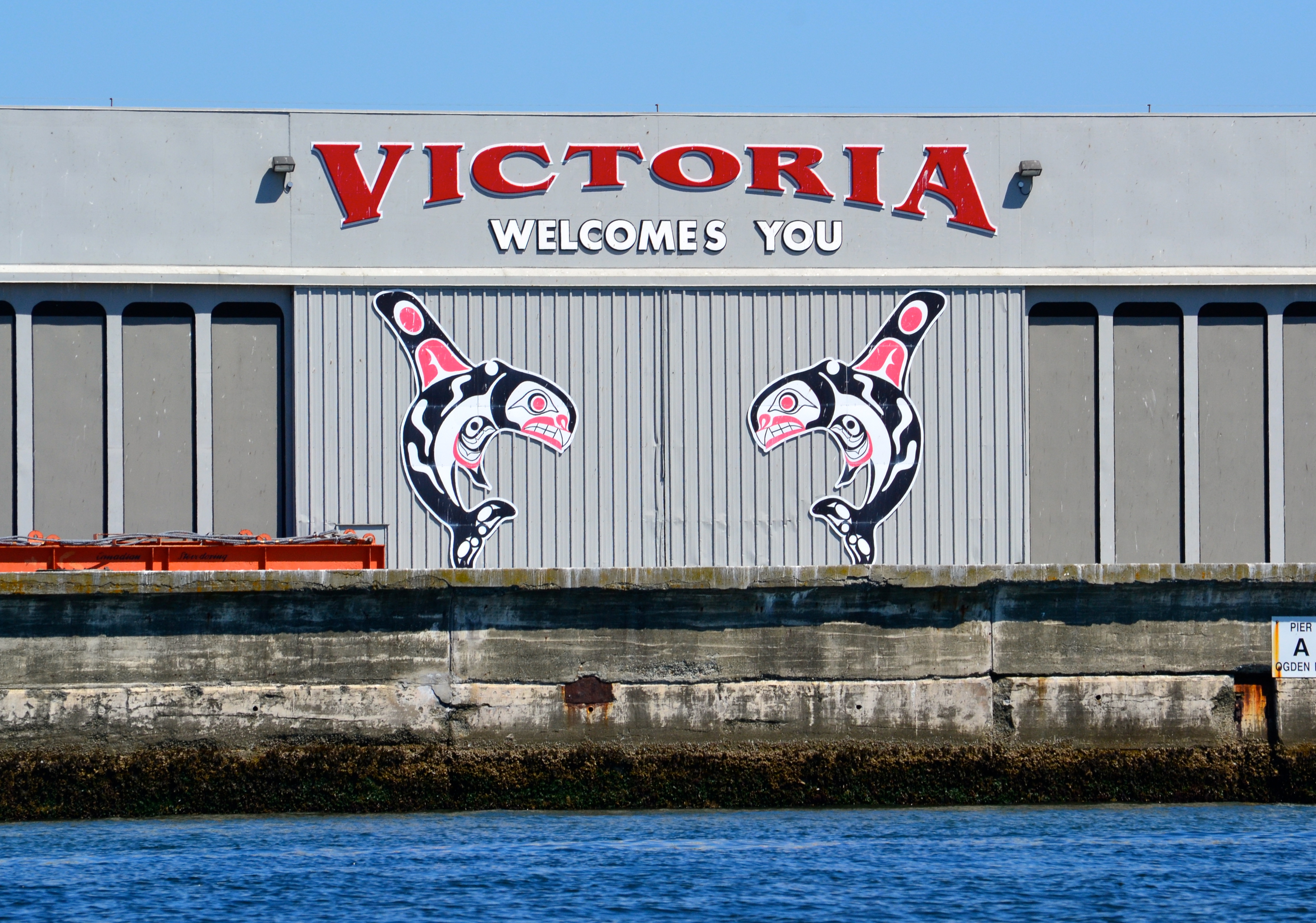 welcome salmon sign victoria