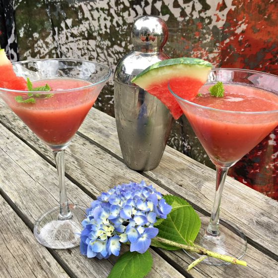 Cocktails made with watermelon juice
