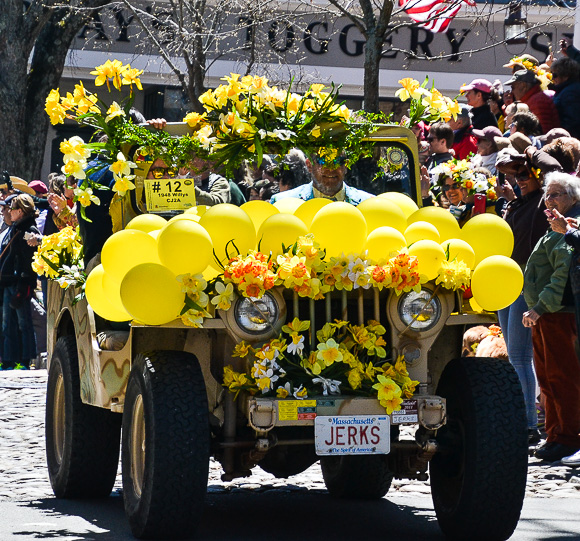 Vanity plates at the Nantucket Daffodil Festival