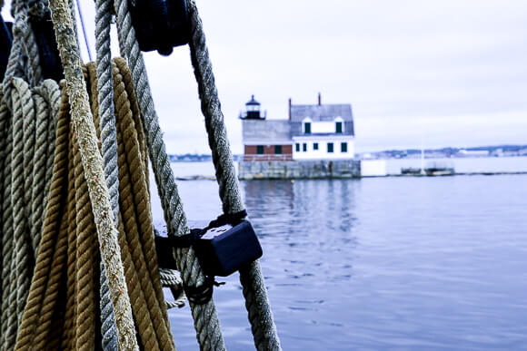 lighthouse in Rockland, Maine