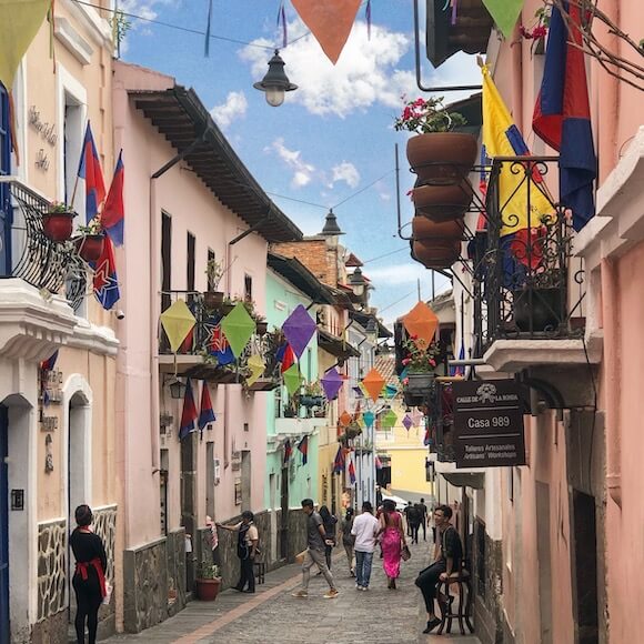 La Rhonda Street Quito, Ecuador