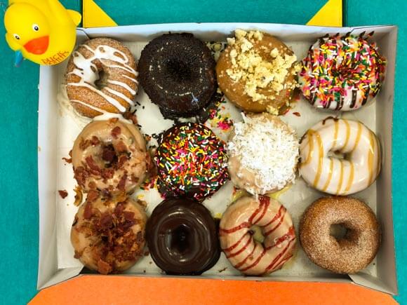 Duck donuts flavors by the dozen