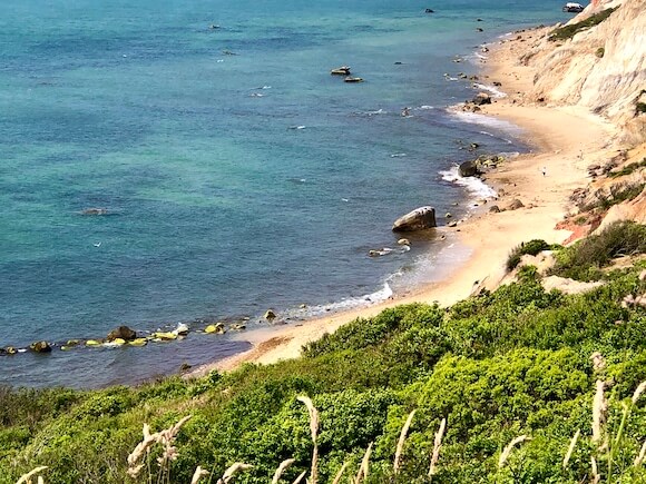 beach at Gay Head Martha's Vineyard